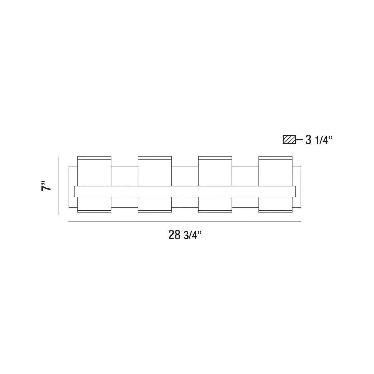 Eurofase - Cambridge LED Bathbar - 35655-015 | Montreal Lighting & Hardware