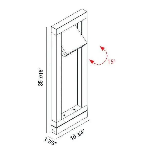 Eurofase - Crois LED Bollard - 31918-022 | Montreal Lighting & Hardware