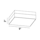 Eurofase - Dixon LED Flush Mount - 30153-011 | Montreal Lighting & Hardware