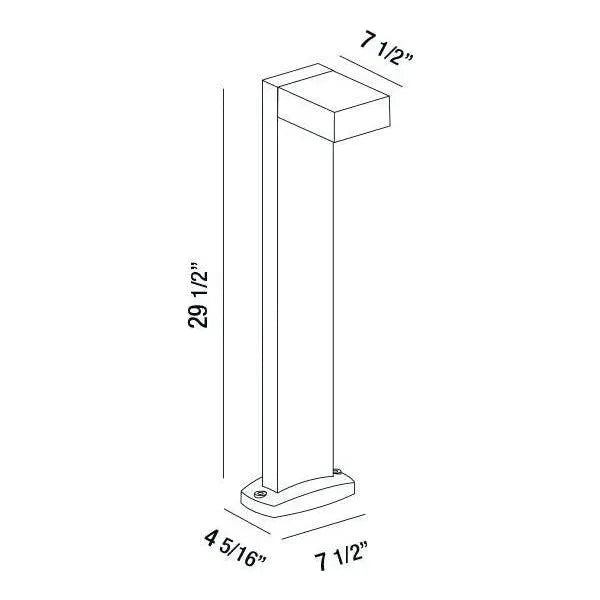 Eurofase - Fosfora LED Bollard - 31909-027 | Montreal Lighting & Hardware