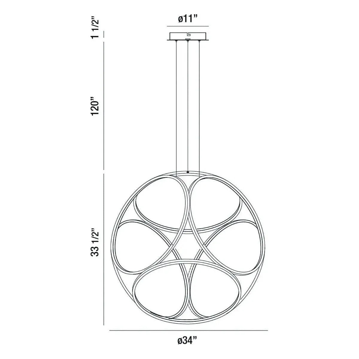 Eurofase - Glenview LED Pendant - 37102-012 | Montreal Lighting & Hardware