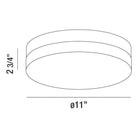 Eurofase - Koss LED Flush Mount - 30152-014 | Montreal Lighting & Hardware