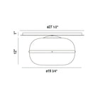 Eurofase - Nottingham Flushmount - 37086-015 | Montreal Lighting & Hardware