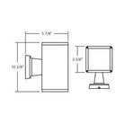 Eurofase - Outdoor Square Up/Down Wall Mount - 19209-012 | Montreal Lighting & Hardware