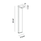 Eurofase - Pallito LED Bollard - 31911-023 | Montreal Lighting & Hardware