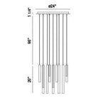 Eurofase - Santana LED Chandelier - 31445-016 | Montreal Lighting & Hardware