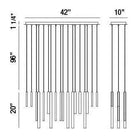 Eurofase - Santana LED Linear Suspension - 31446-013 | Montreal Lighting & Hardware