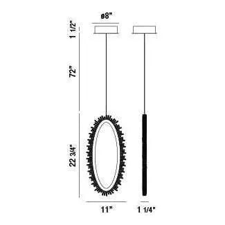 Eurofase - Scoppia LED Pendant - 33729-015 | Montreal Lighting & Hardware