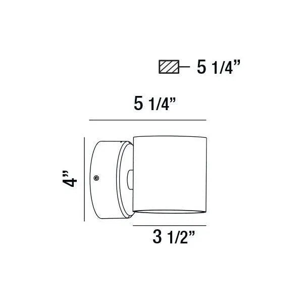 Eurofase - Volume LED Outdoor Wall Mount - 28292-029 | Montreal Lighting & Hardware