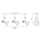 Eurofase - Vortex Track Fixture - TK-3VTX3-02 | Montreal Lighting & Hardware