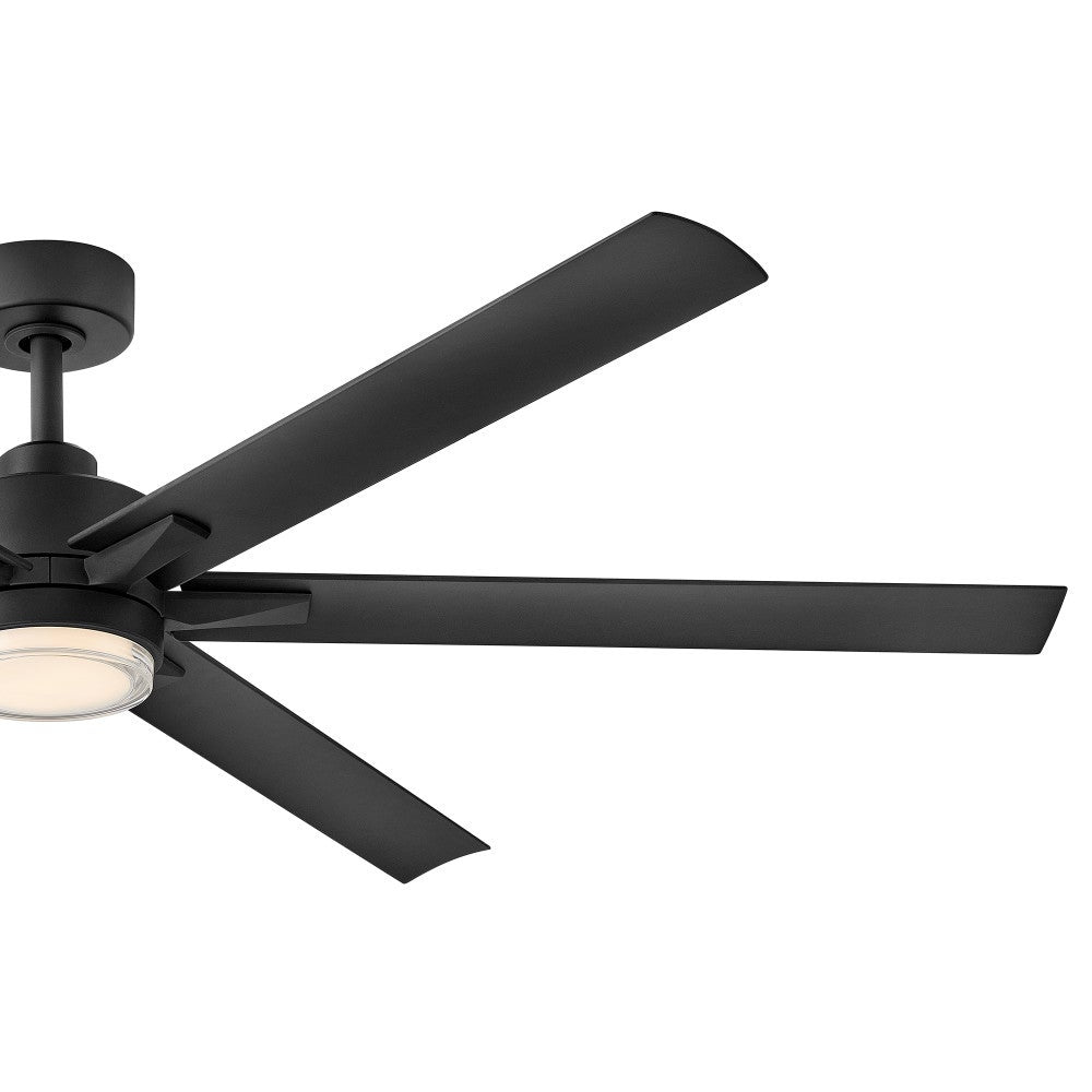 Hinkley Lighting 910566FMB-LWD Valor LED Smart Fan in Matte Black