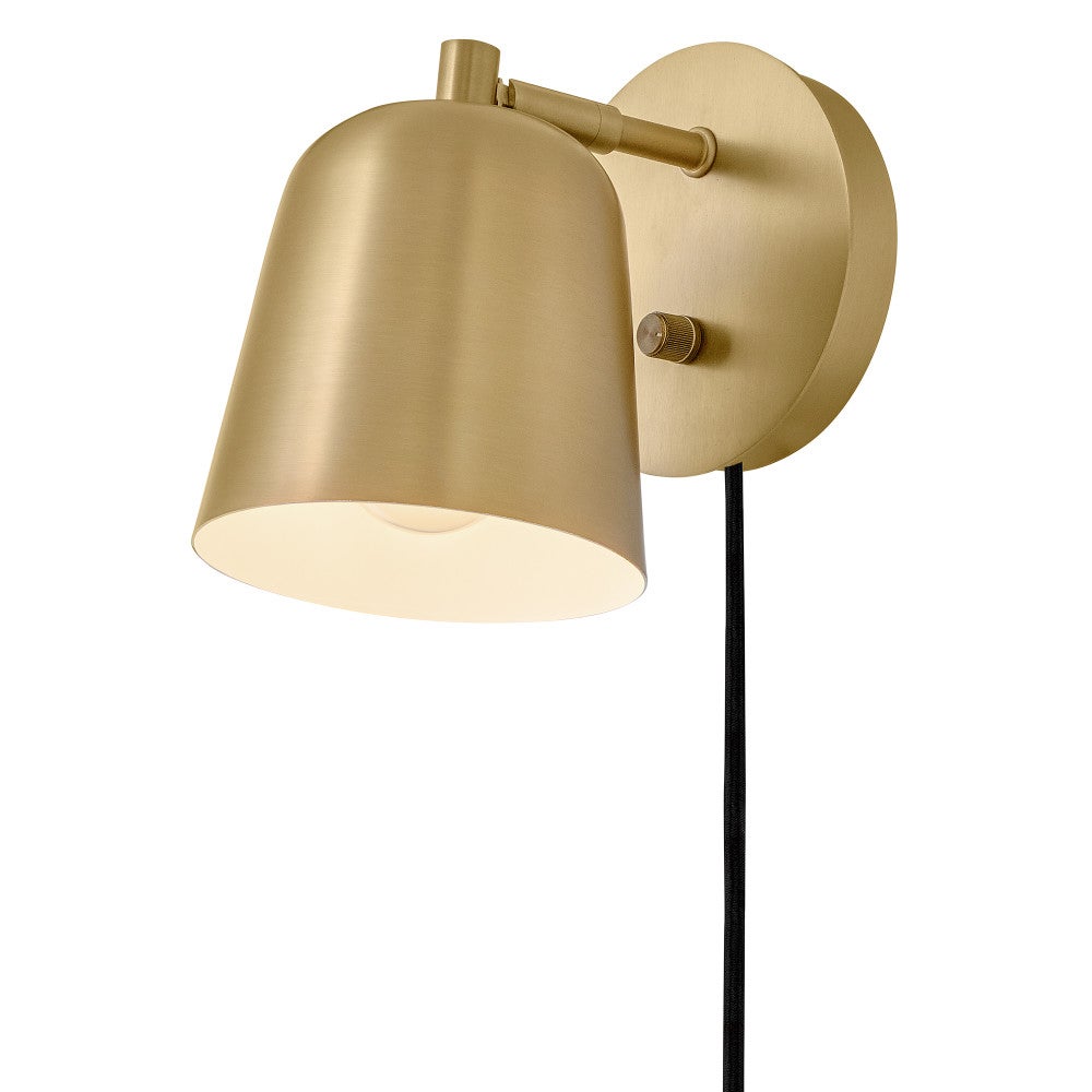 Lark 84460LCB Jojo Articulating Sconce in Lacquered Brass