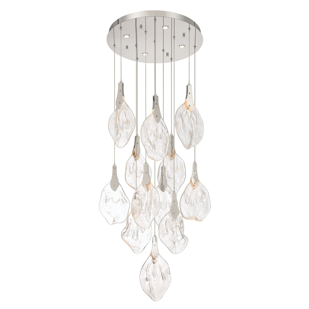 Europhase 50102-013 Jateo LED Suspendu multi-luminaire en nickel poli