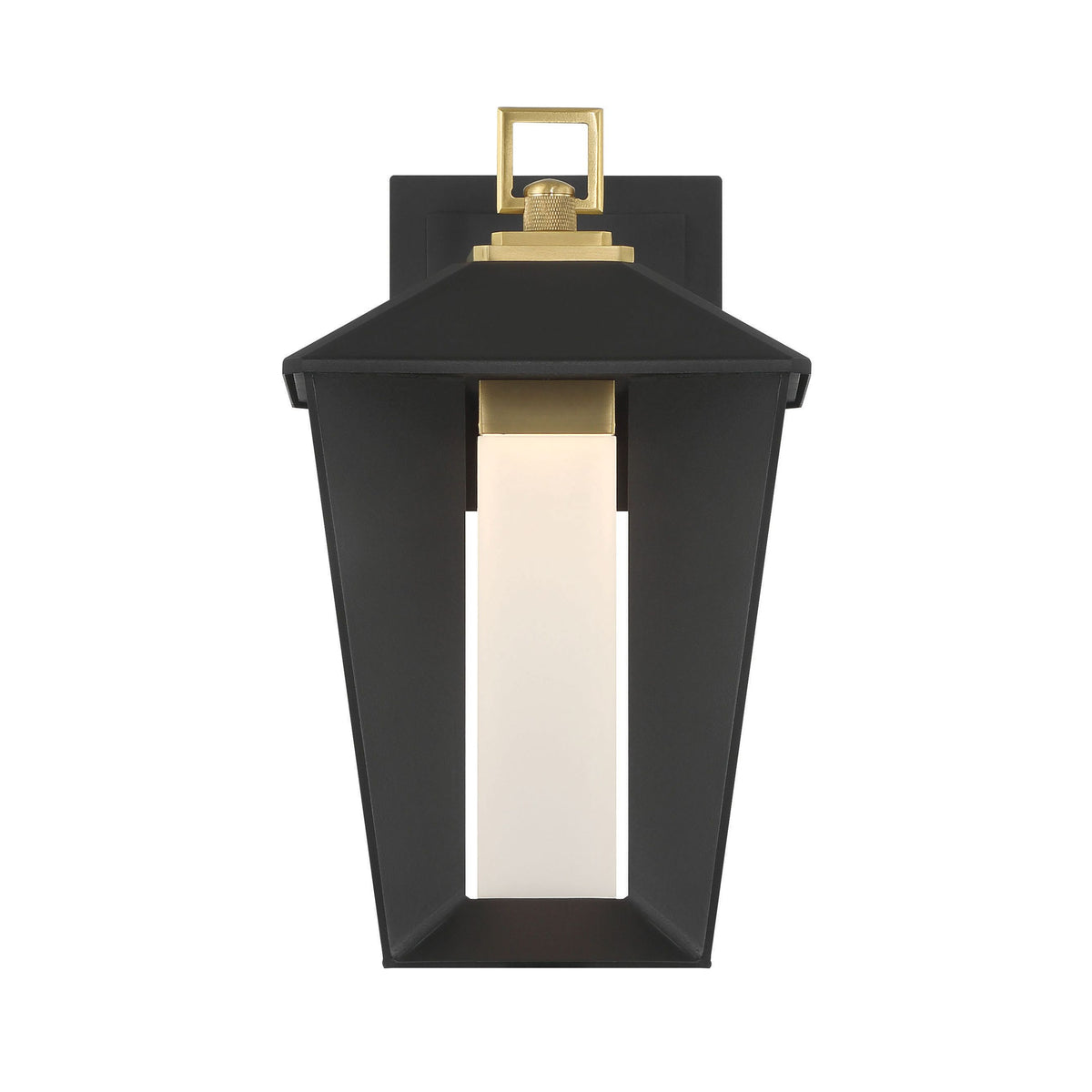 Eurofase 50047-017 Andson LED Outdoor Wall Sconce in Brass-Sand Black Mix