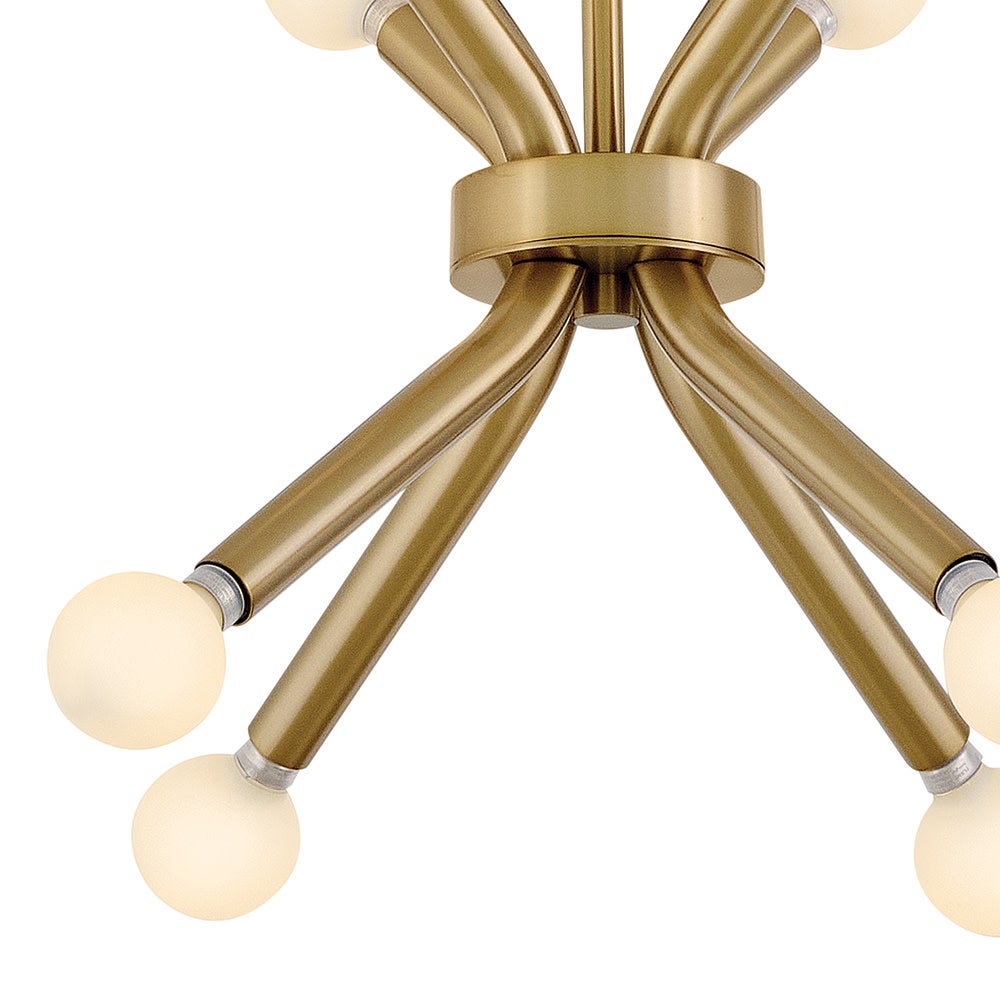 Lark 83853LCB Axton Convertible Pendant in Lacquered Brass
