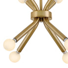 Lark 83853LCB Axton Convertible Pendant in Lacquered Brass