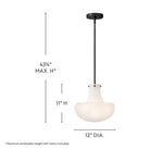 Alouette 84497BK Molly Suspension en noir