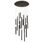 Eurofase 31445-016 Santana LED Chandelier in Black
