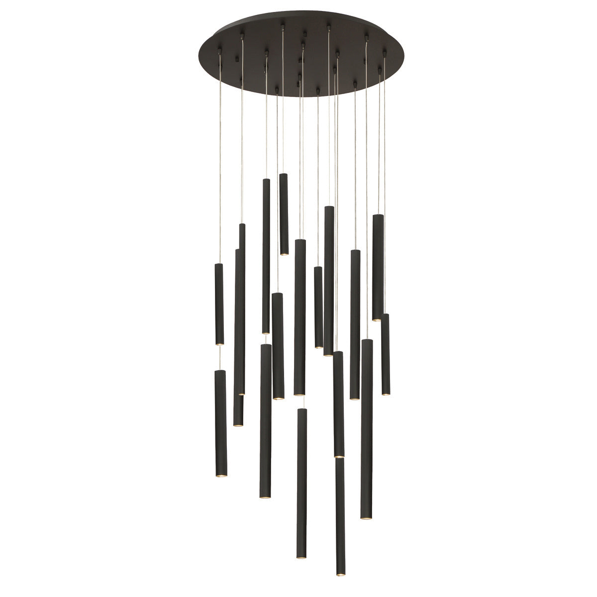 Eurofase 31445-016 Santana LED Chandelier in Black