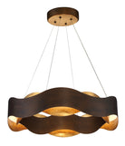 Eurofase 31783-019 Vaughan LED Chandelier in Bronze-Gold