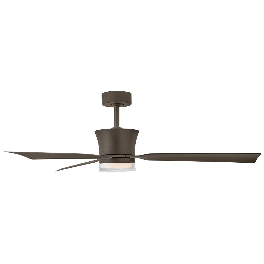 Hinkley Lighting 910956FMM-LDD Vosh LED Smart Fan with Uplight in Metallic Matte Bronze