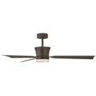 Hinkley Lighting 910956FMM-LDD Vosh LED Smart Fan with Uplight in Metallic Matte Bronze