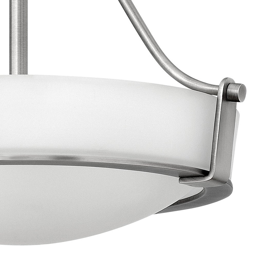 Hinkley Lighting 3220AN Hathaway Semi-Flush Mount in Antique Nickel