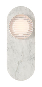 Eurofase 50273-010 Sternn Natural Stone LED Outdoor Wall Sconce in Marble White