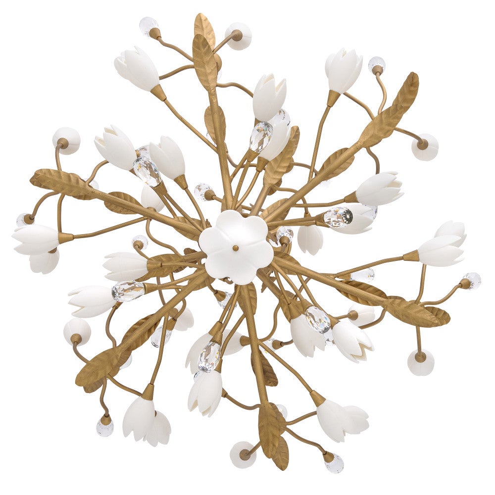 Fredrick Ramond FR32205BNG Yvette Chandelier in Burnished Gold