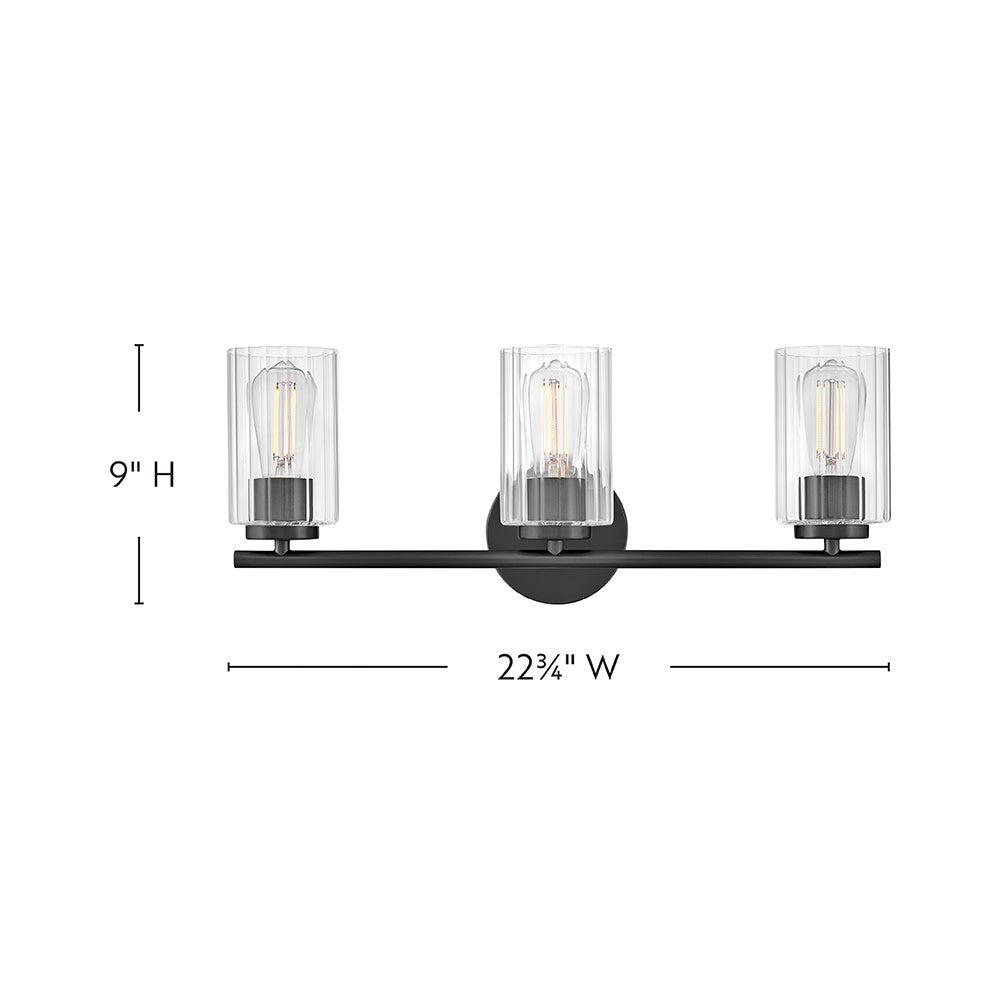 Meuble-lavabo Lark 85583BK Leta noir