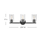 Meuble-lavabo Lark 85583BK Leta noir