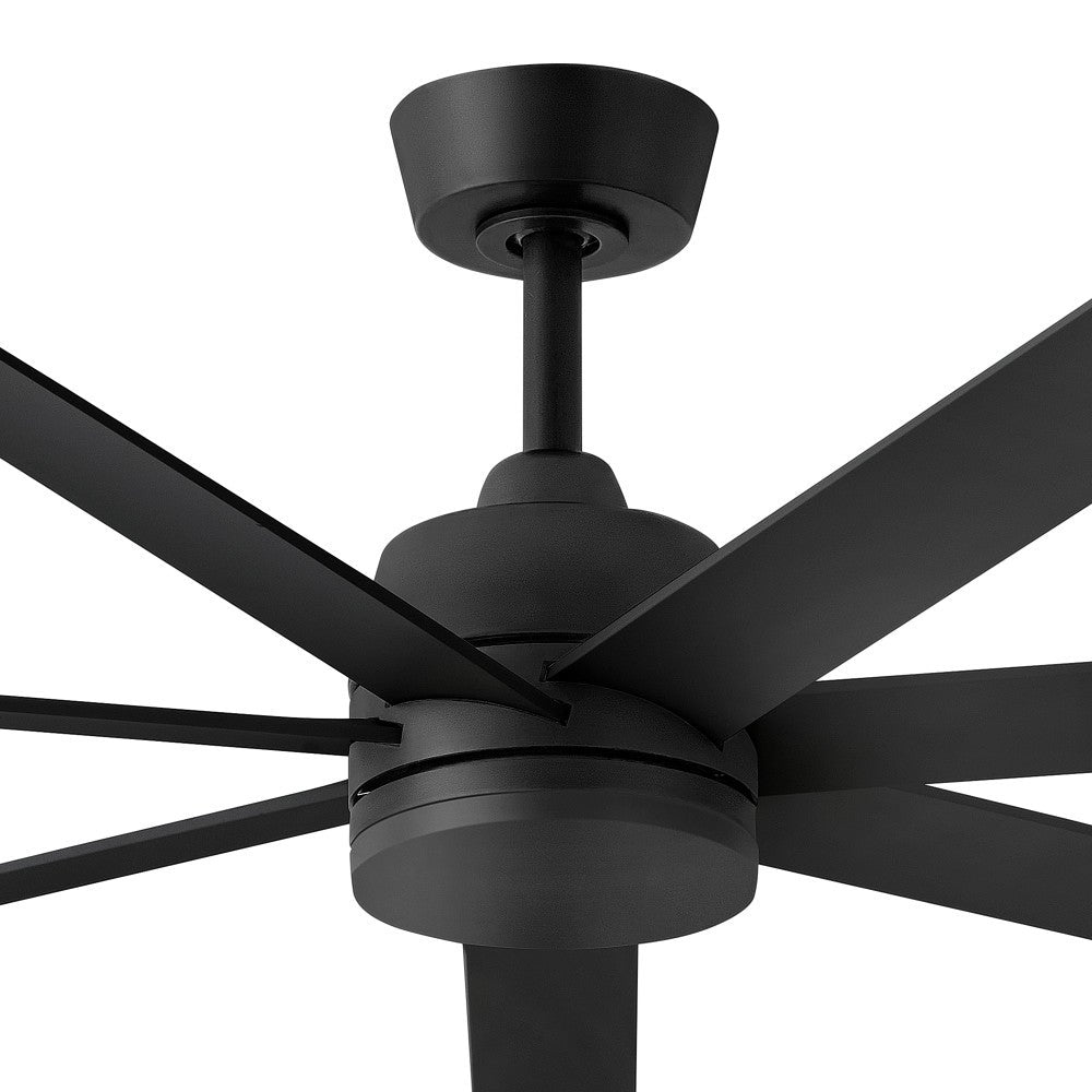 Éclairage intelligent LED Hinkley 910656FMB-LDD Ventilateur  en noir mat