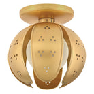 Fredrick Ramond FR46962UB-LL Anthos LED Semi-Flush Mount in Unlacquered Brass