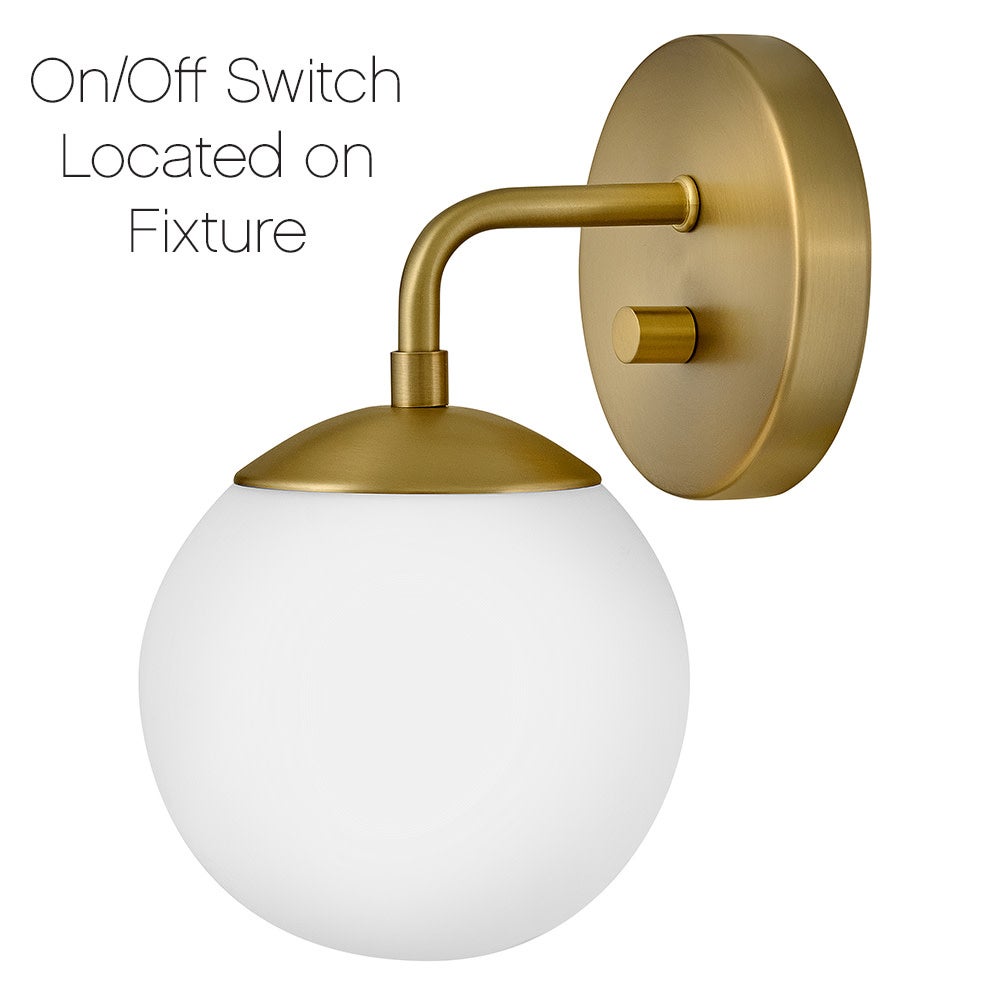 Lark 84300LCB Julep Wall Sconce in Lacquered Brass