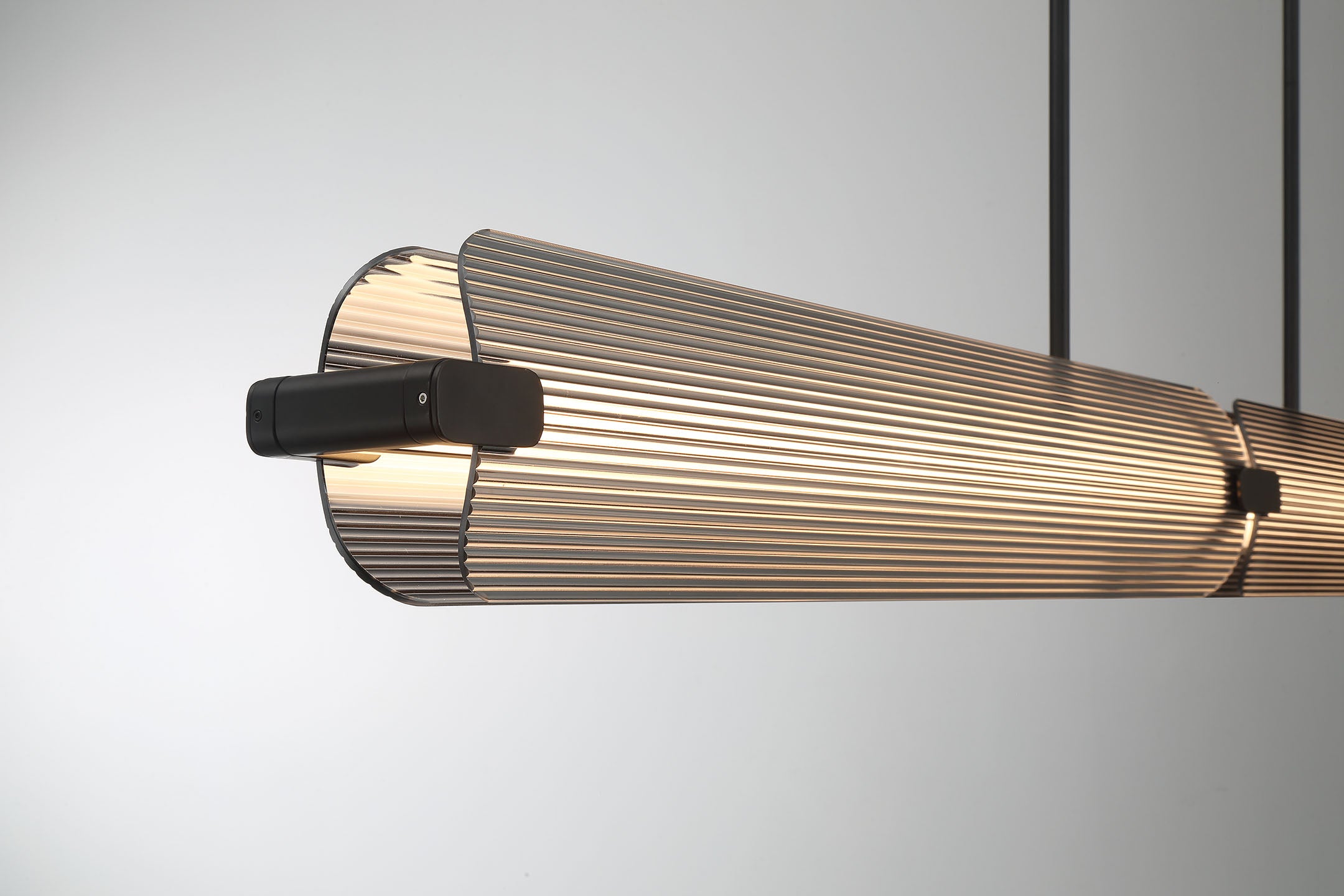 Eurofase 50056-019 Neoness LED Linear Chandelier in Matte Black