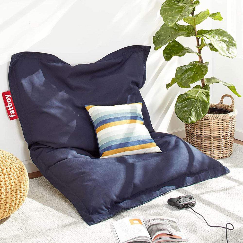 Pouf fin en oléfine<br> Utilisation intérieure et extérieure