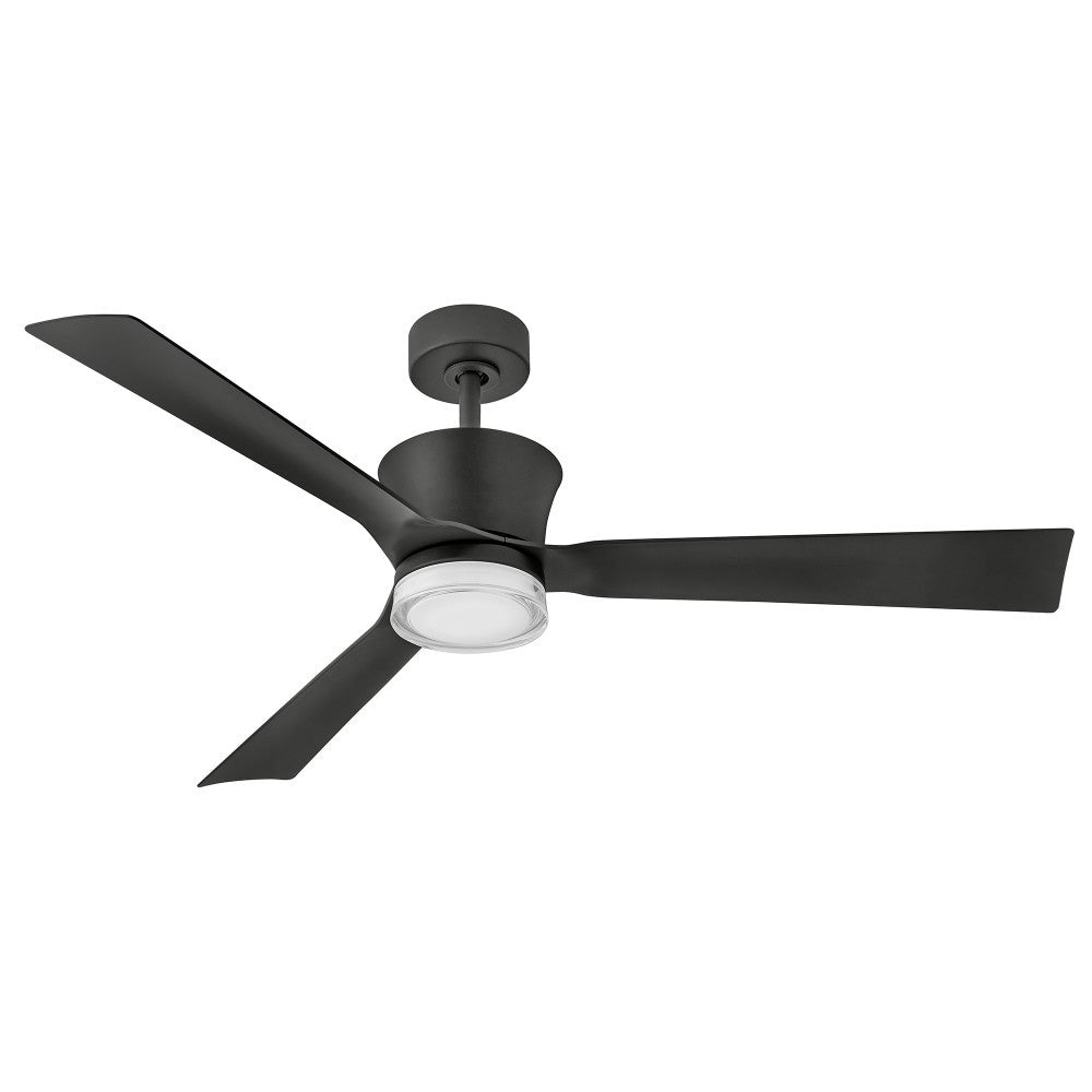Hinkley Lighting 910956FMB-LDD Vosh LED Smart Fan with Uplight in Matte Black