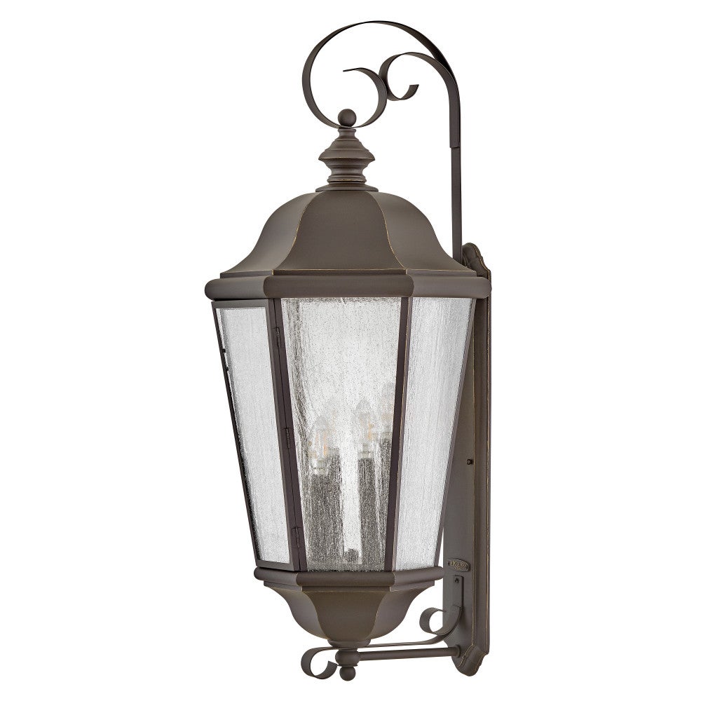 Lanterne murale Hinkley Lighting Edgewater 1679OZ en bronze huilé