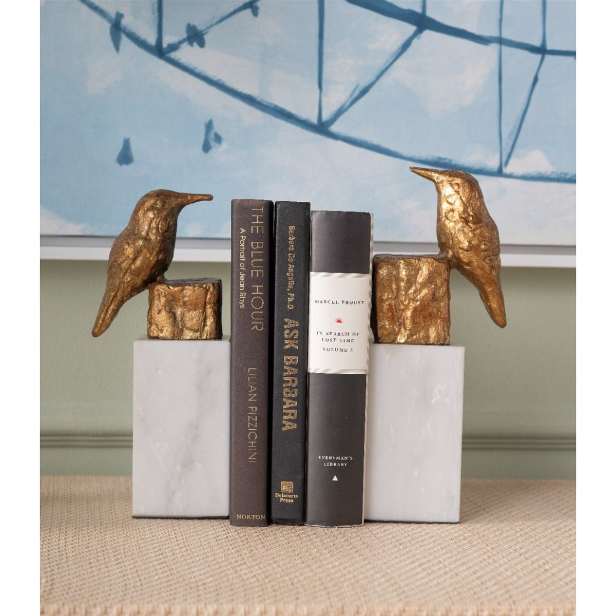 Statue de pinson (paire)