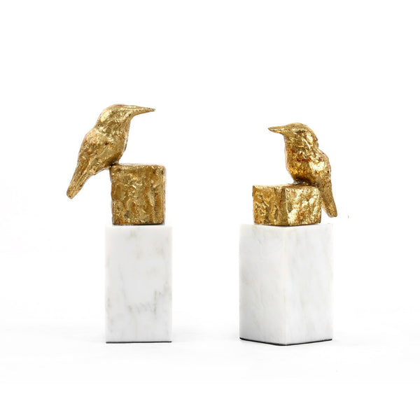 Finch Statue (Pair)