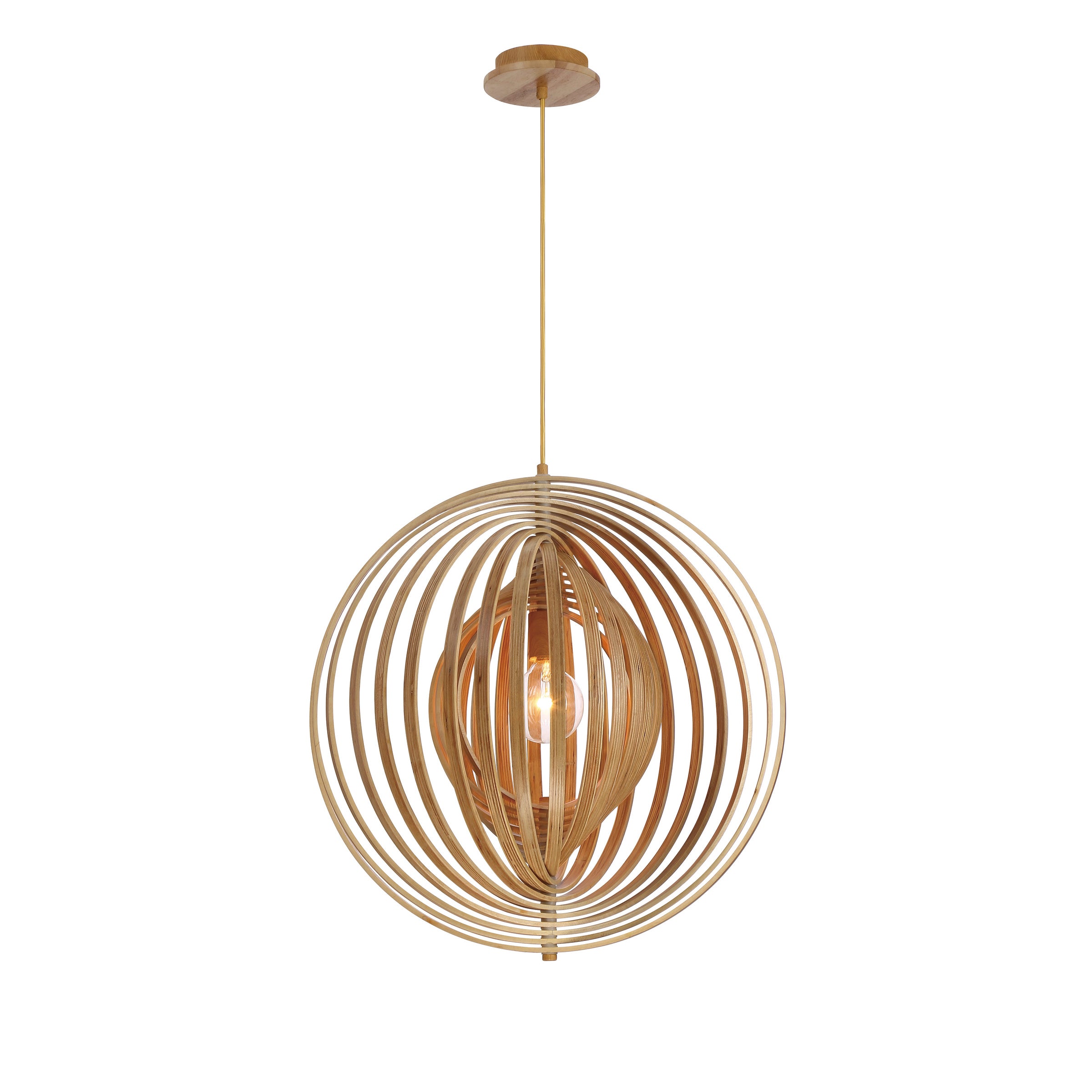 Eurofase 31872-010 Abruzzo Pendant in Wood