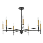 Lark 83077BK Hux Chandelier 83077 in Black