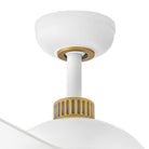 Éclairage intelligent Hinkley Lighting 906556FMW-LDD Alba LED Ventilateur  en blanc mat