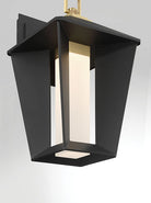 Eurofase 50047-017 Andson LED Outdoor Wall Sconce in Brass-Sand Black Mix