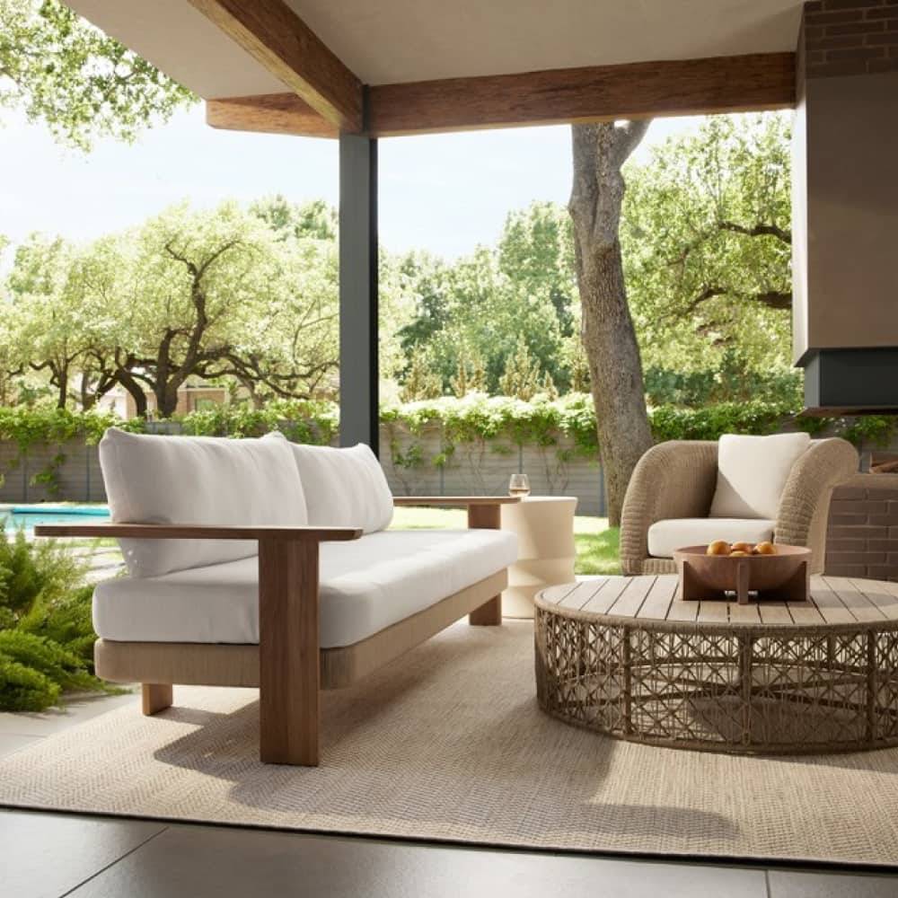 Arteriors FFS06 Halston Outdoor Sofa