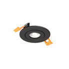 DALS Lighting FGM2-CDW-BK Pivot Flat Round Gimbal Recessed in Black