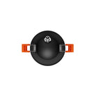 DALS Lighting FGM2-CDW-BK Pivot Flat Round Gimbal Recessed in Black