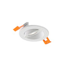 DALS Lighting FGM2-CDW-WH Pivot Flat Round Gimbal Recessed in White