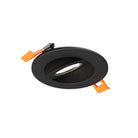 DALS Lighting FGM3-CDW-BK Pivot Flat Round Gimbal Recessed in Black