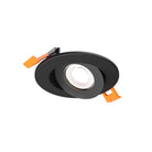 DALS Lighting FGM3-CDW-BK Pivot Flat Round Gimbal Recessed in Black